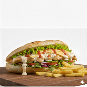 Sandwich  Poulet à la crème