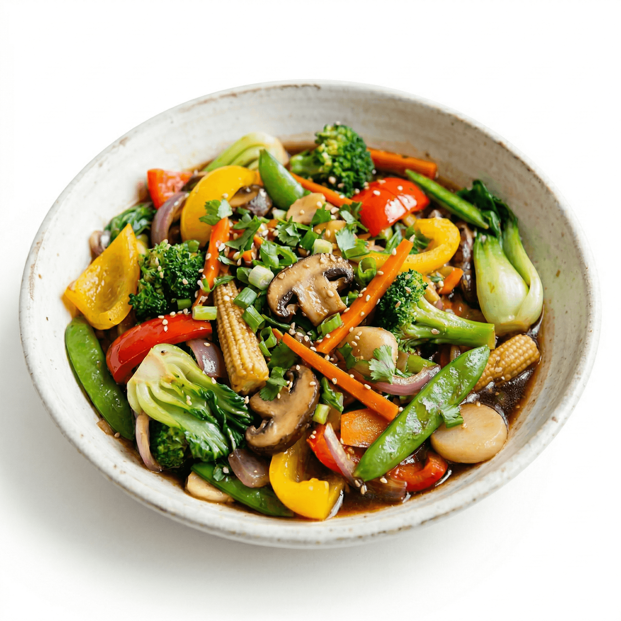 Chinese-style vegetable stir-fry