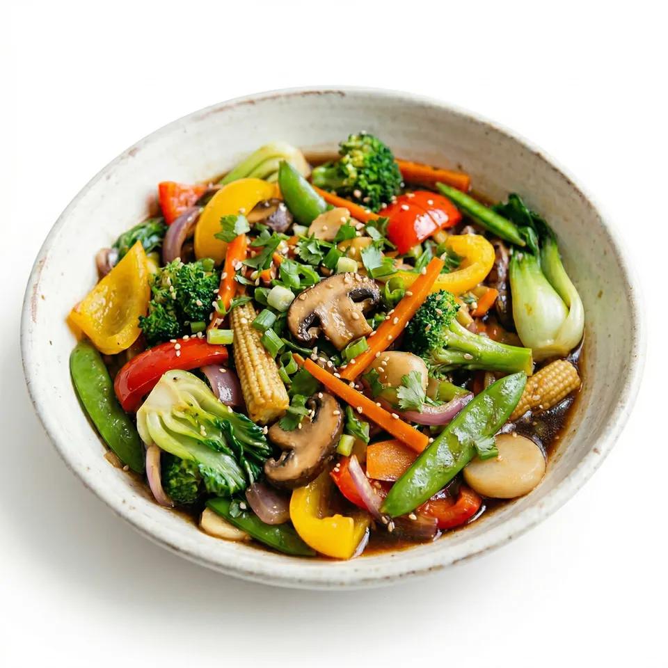 Chinese-style vegetable stir-fry