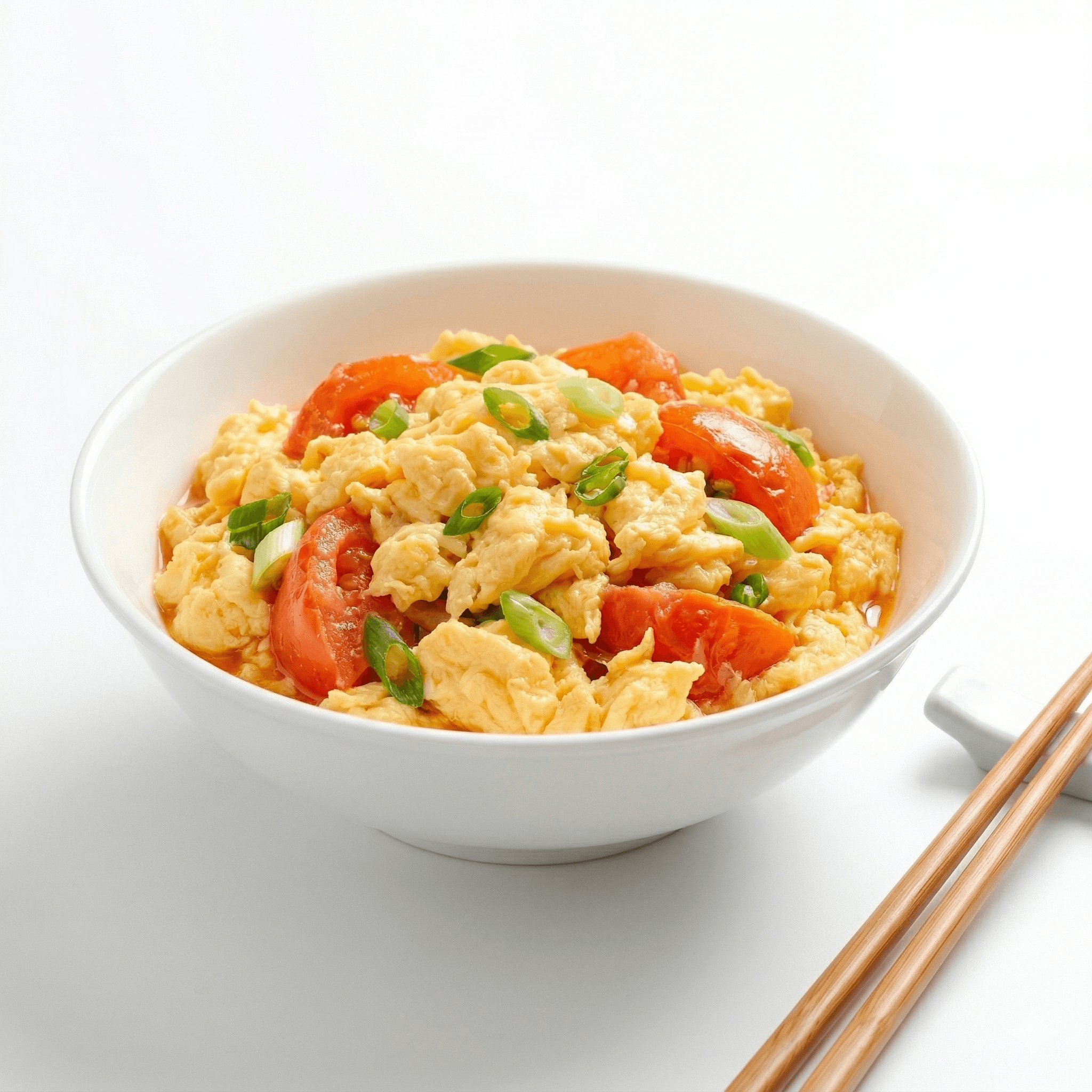 Scrambled eggs in the Chinese style