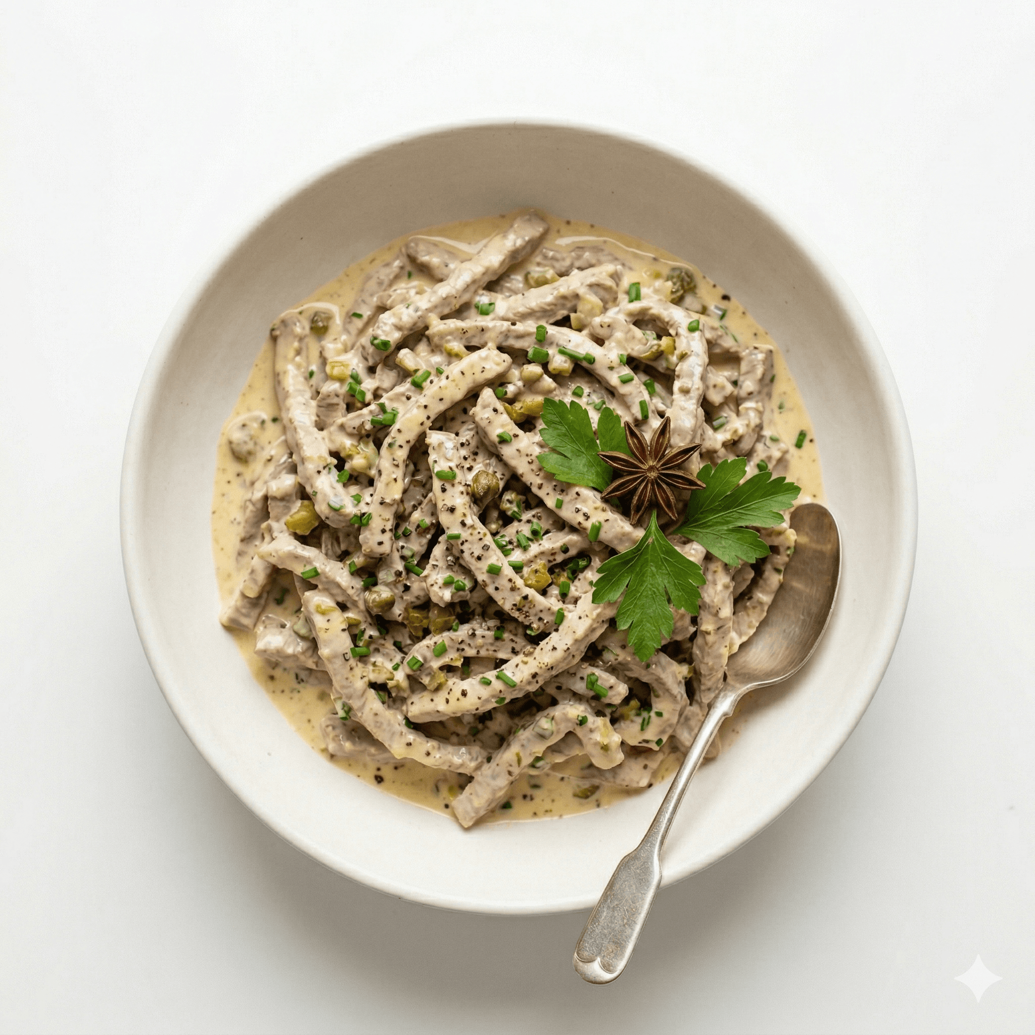 Beef in cold sauce