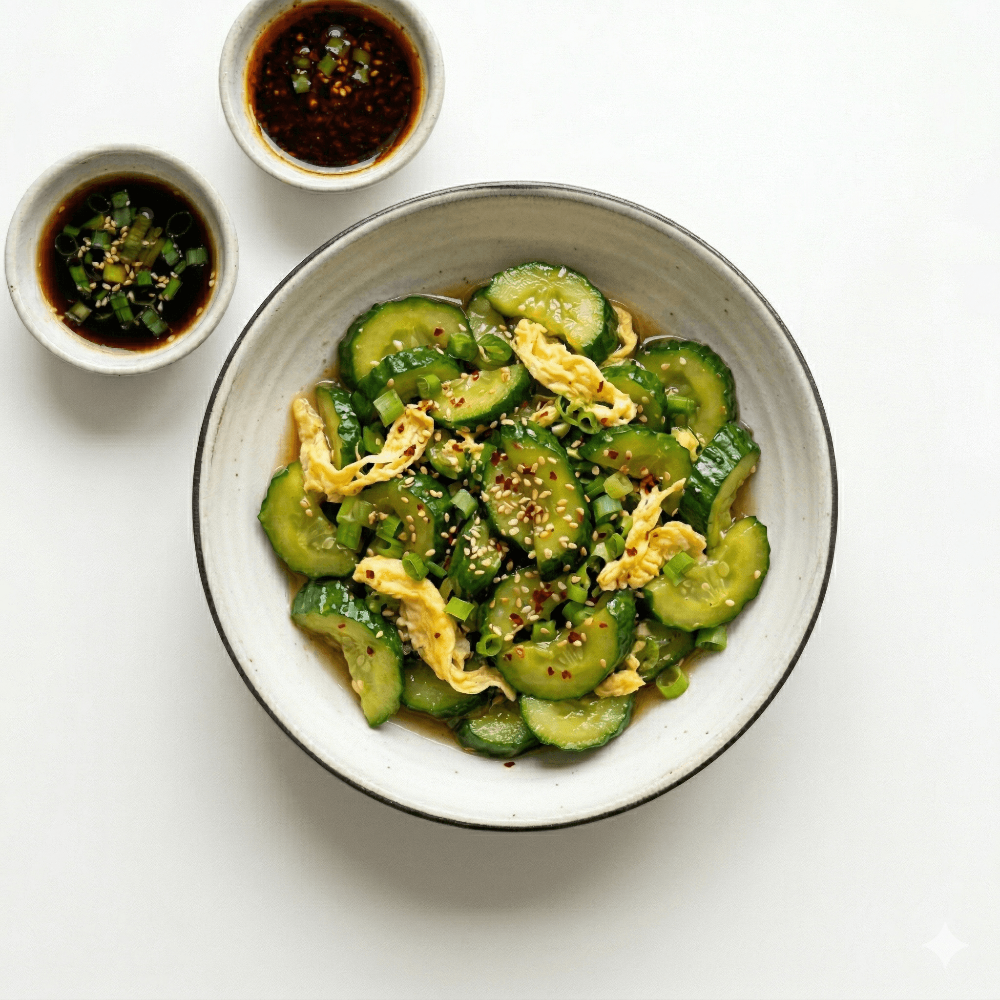 Stir-fried cucumber, Chinese style