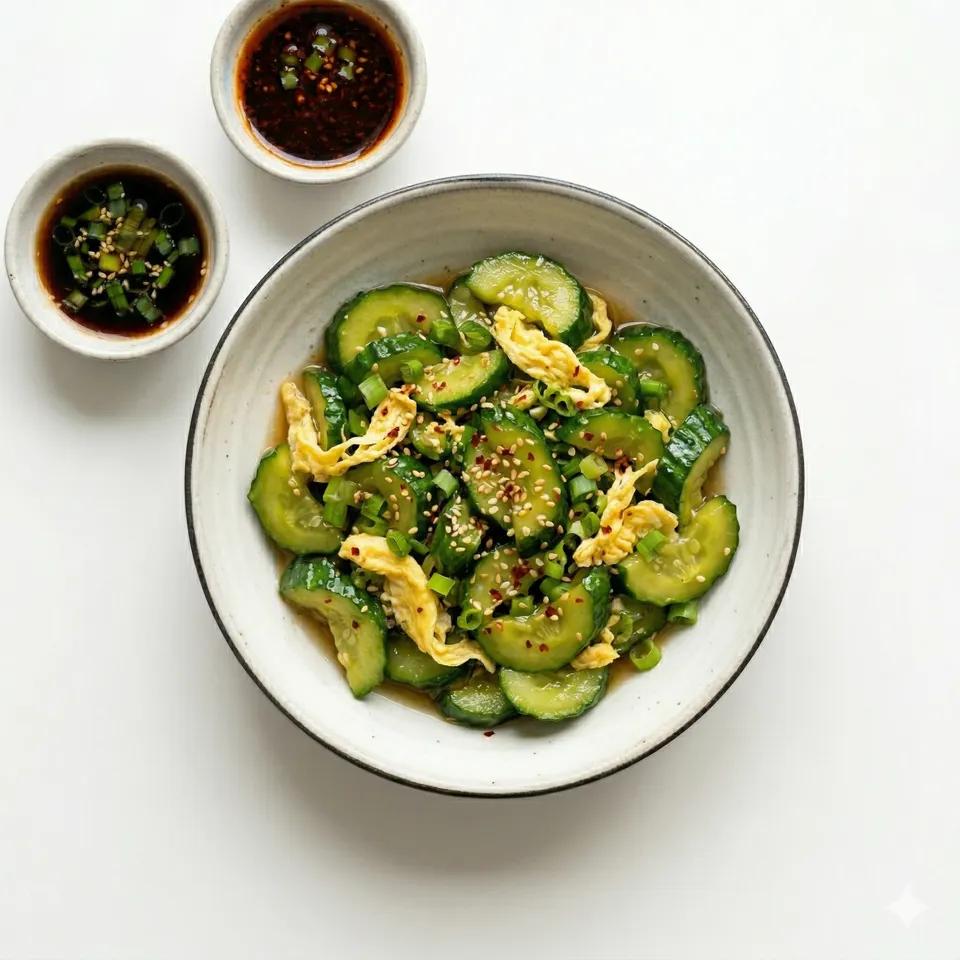 Stir-fried cucumber, Chinese style