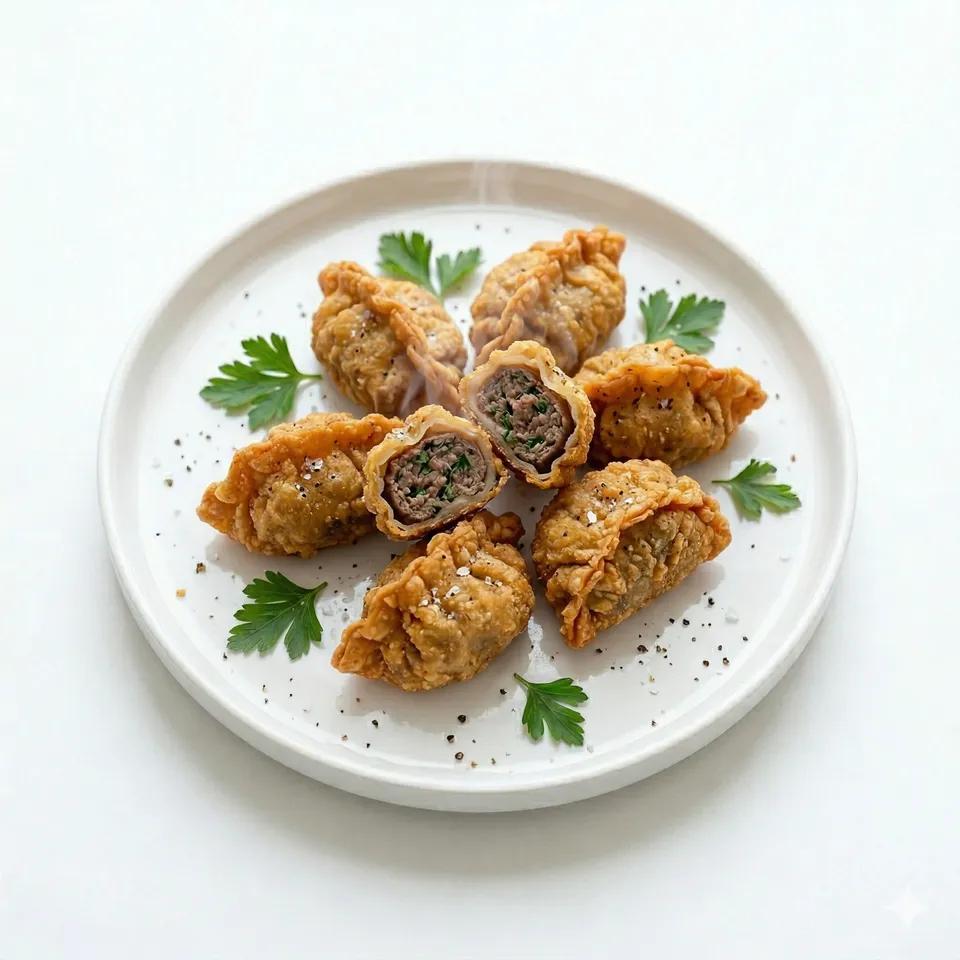 Eight beef dumplings