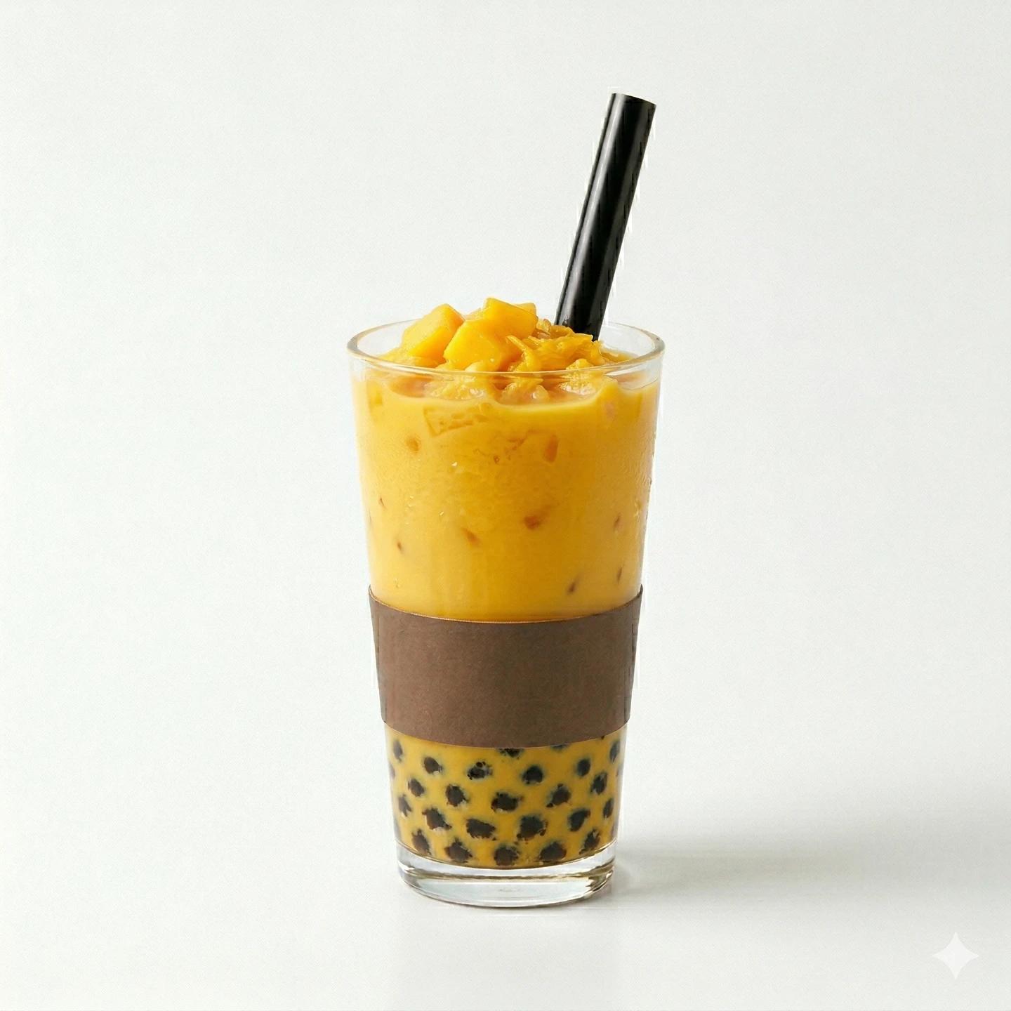 Mango milk tea