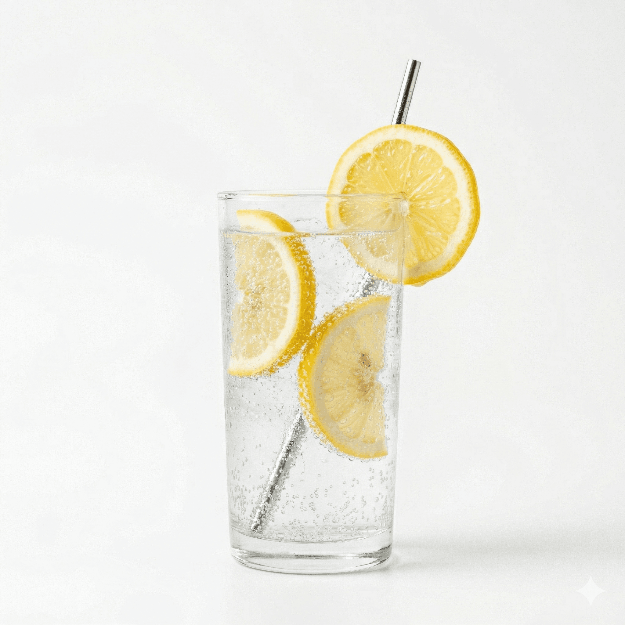 Lemon sparkling water