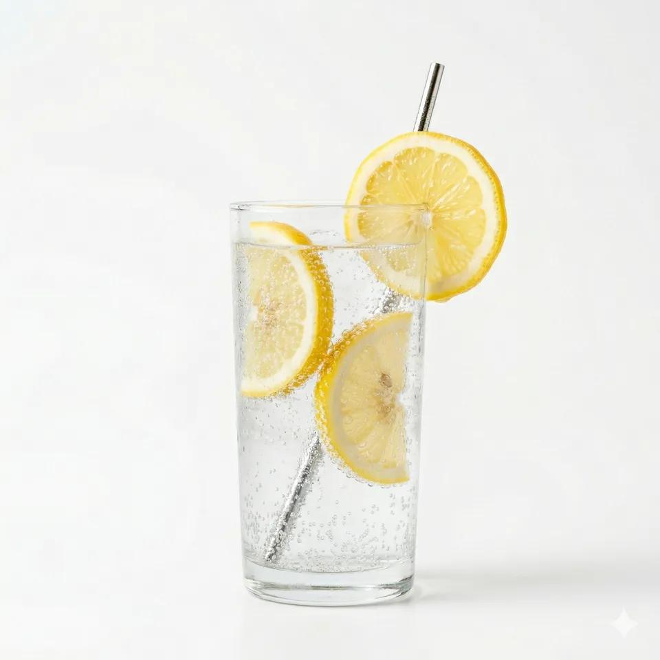 Lemon sparkling water