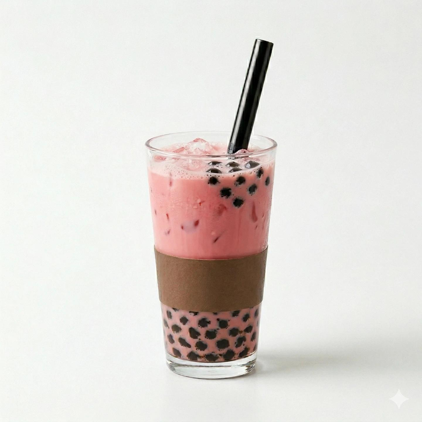 Strawberry milk tea