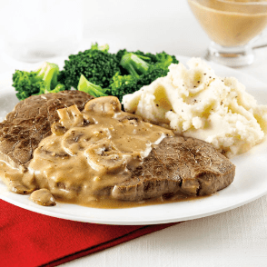 Escalope Sauce Blanche aux Champignon