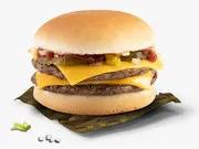 Burger double cheese