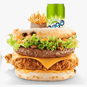 Menu Burger naan dynamite