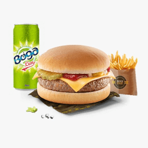 Menu Burger cheese