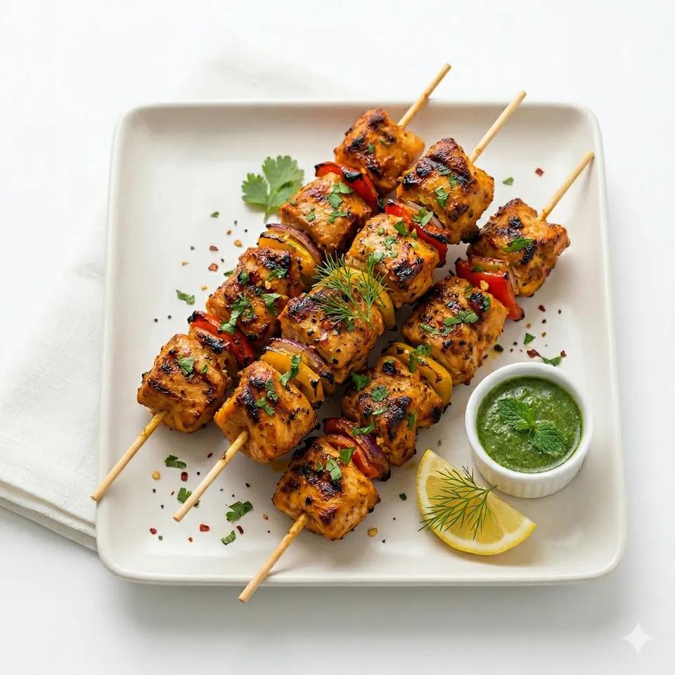 Brochette Poulet Tikka