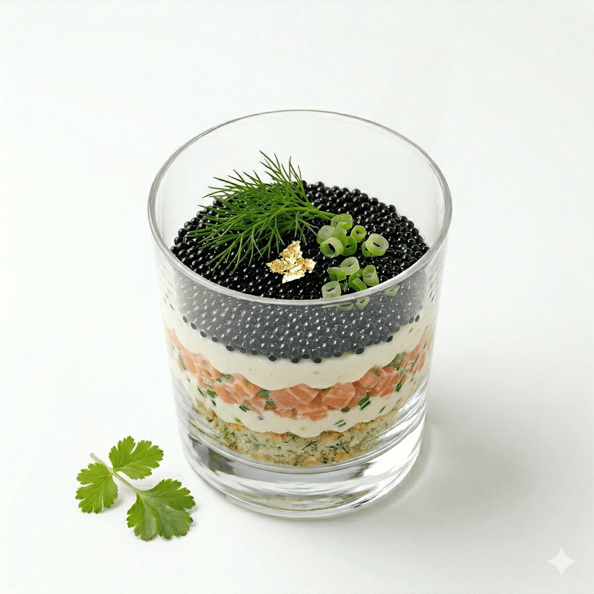 Tiramisu Saumon & Caviar