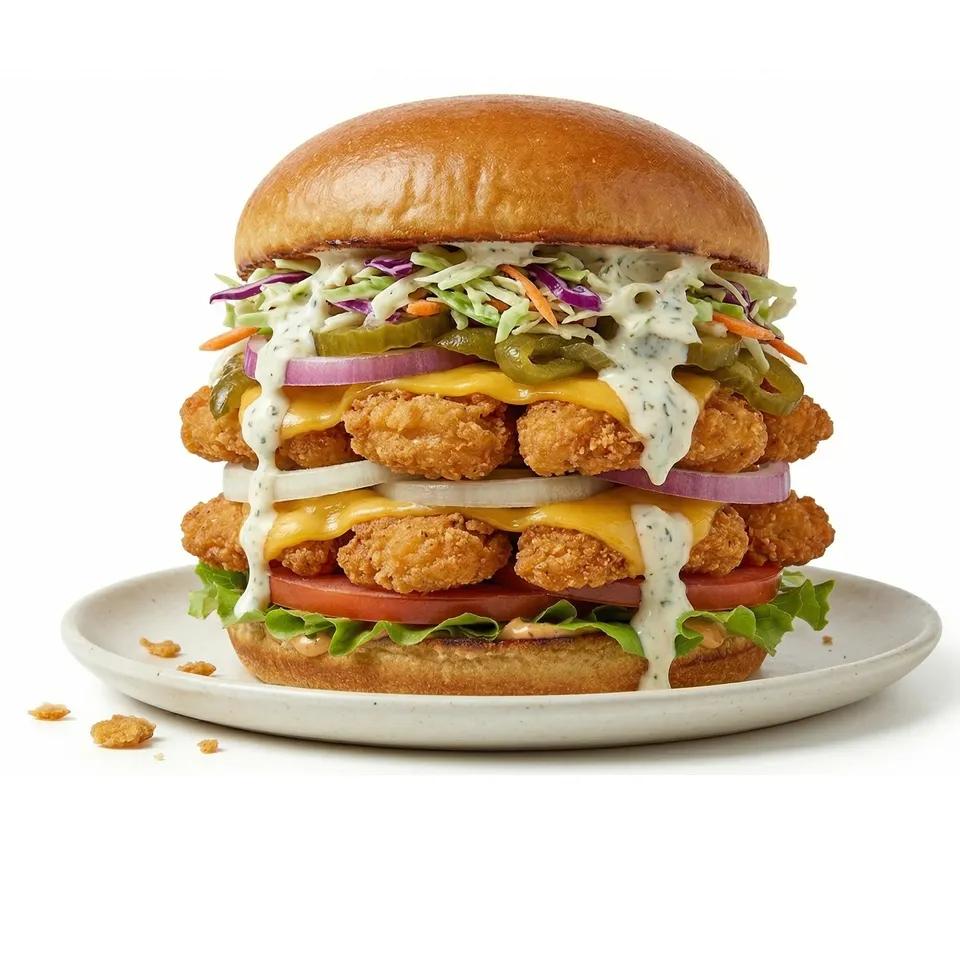 Golden Ranch Crunch Burger