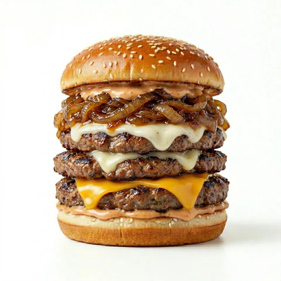 Triple Smash'art Burger