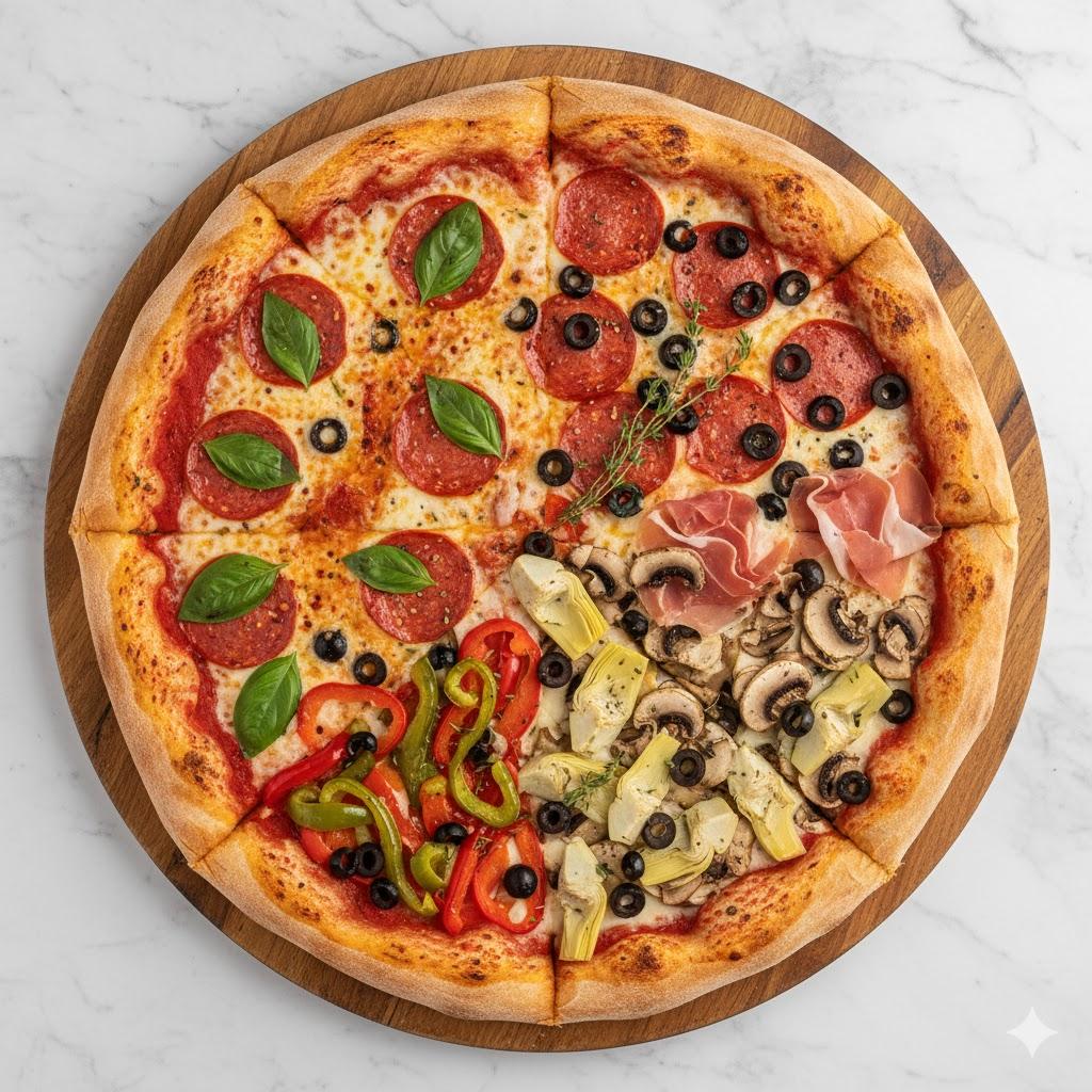 Pizza Géante Poulet