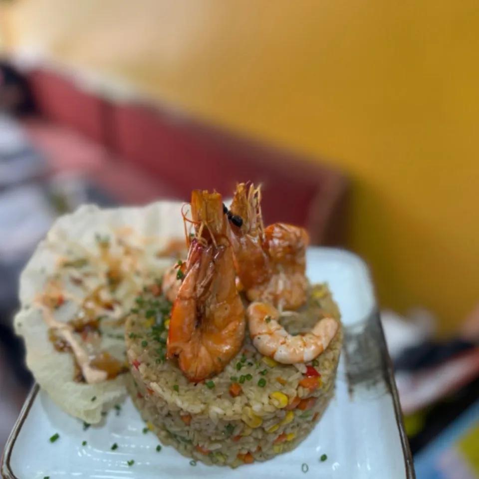 Riz contonais crevettes