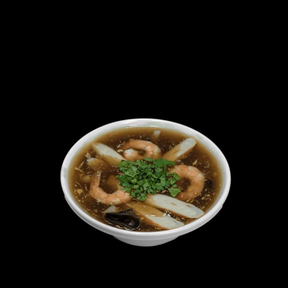 Soupe crevettes vermicell