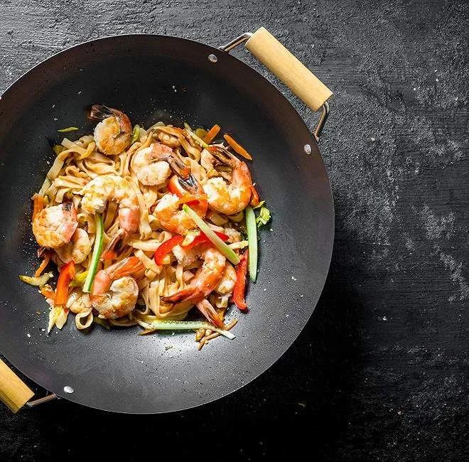Wok Crevette