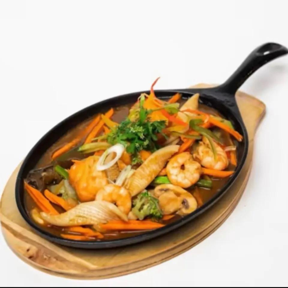 Saté crevettes