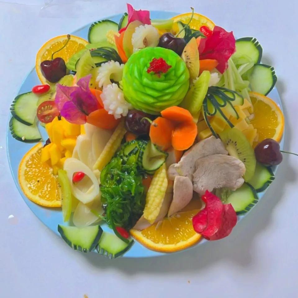 Salade Chicken Cheese