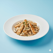 Émincé de poulet champignons