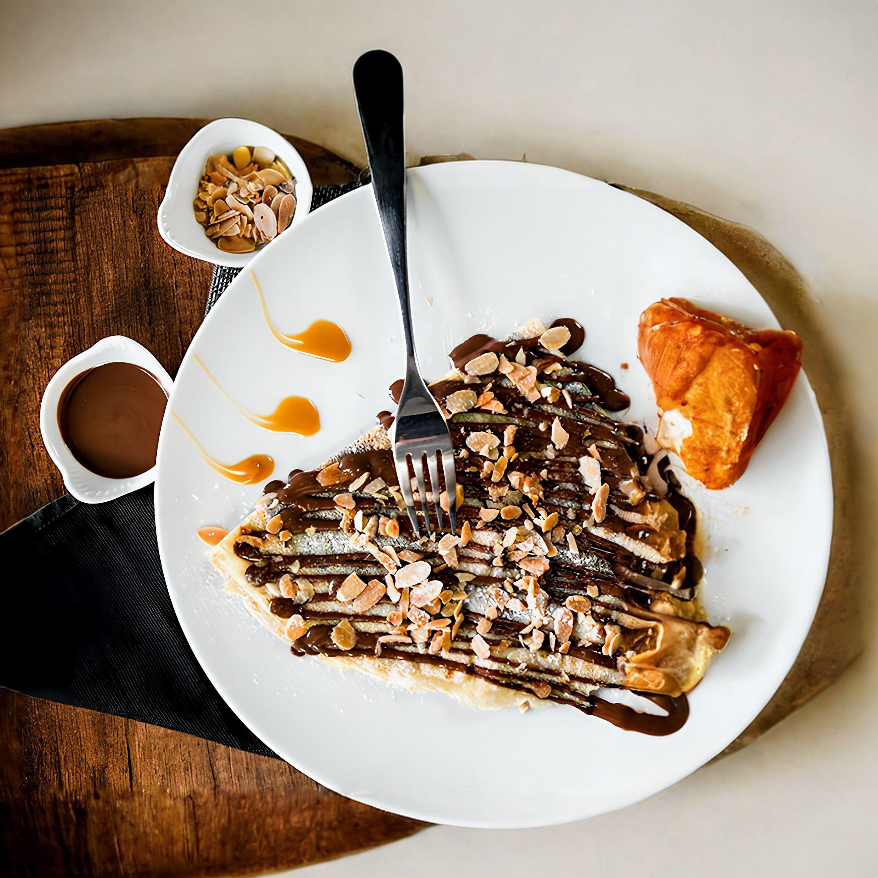 Gaufre Nutella Noix Amande
