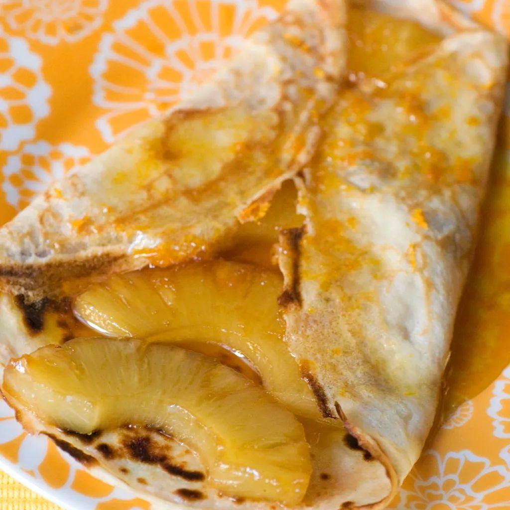 Crêpe Ananas Caramel