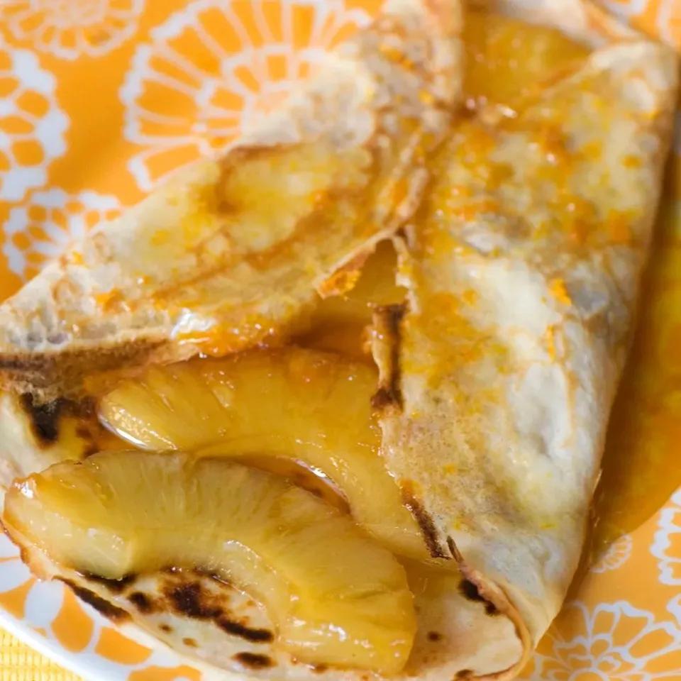 Crêpe Ananas Caramel