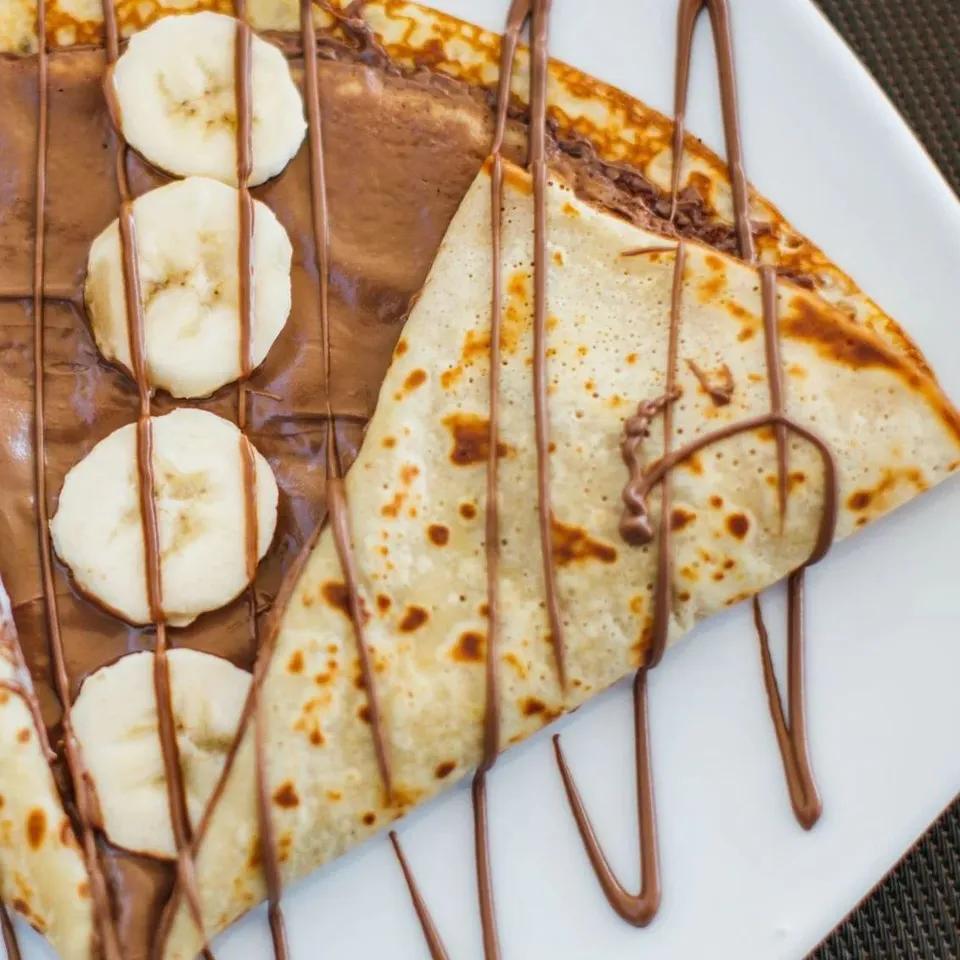 Crepe Nutella Banane Et Praline