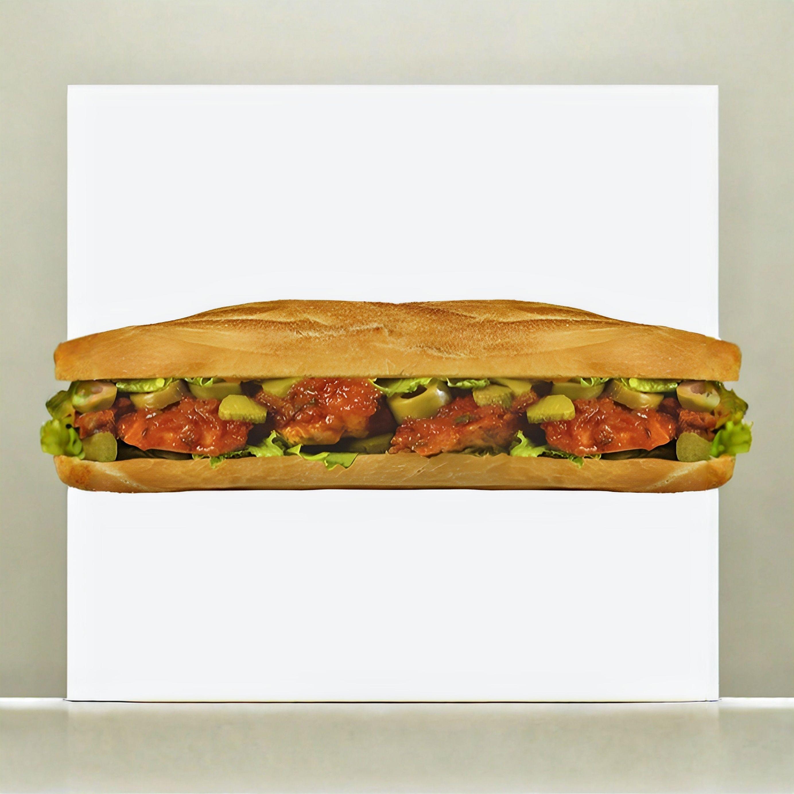 Sandwich Poulet Hache