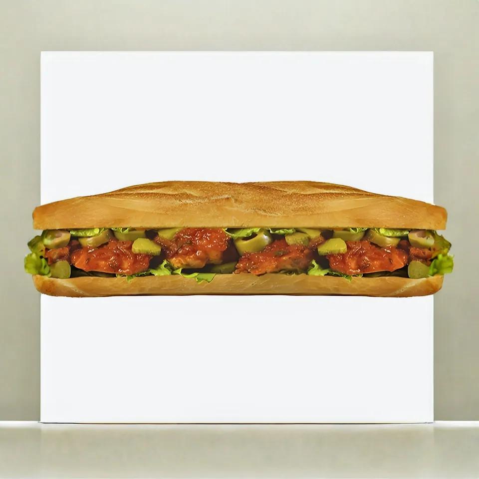 Sandwich Poulet Hache