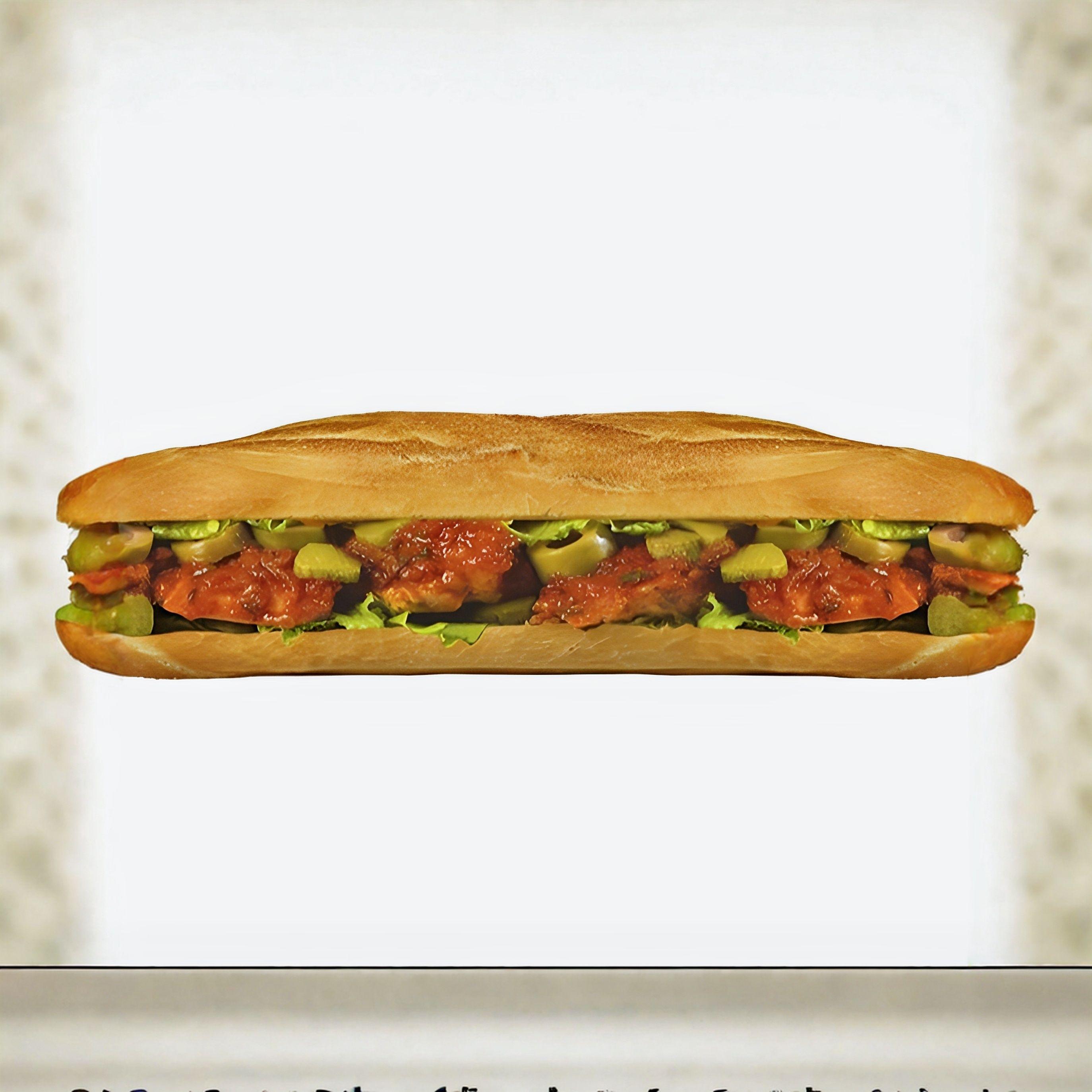 Sandwich Saucisse De Poulet