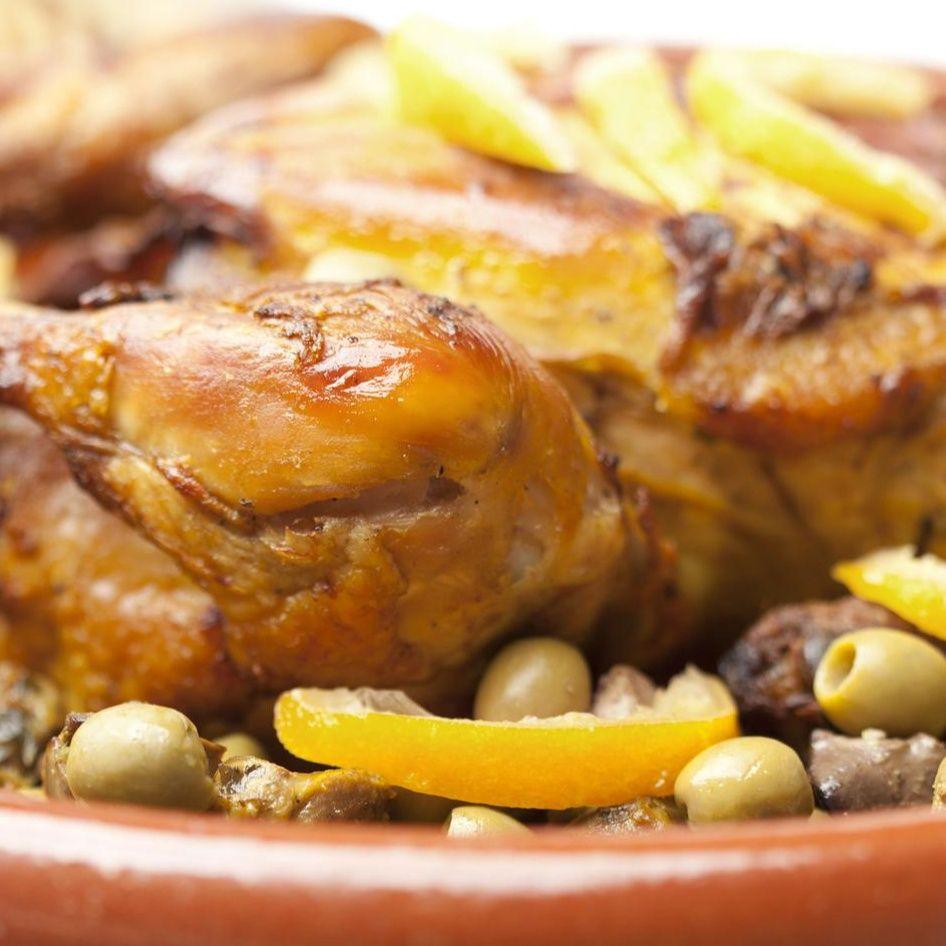 Tajine De Poulet Aux Citrons Confits