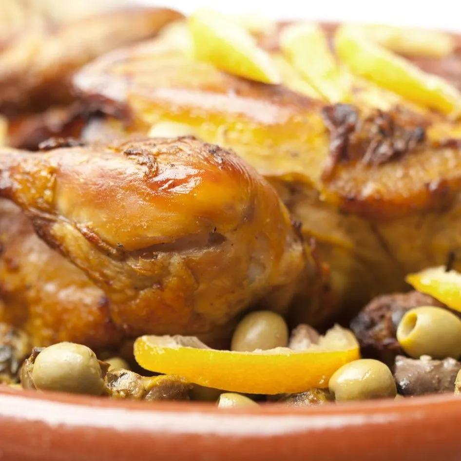 Tajine De Poulet Aux Citrons Confits