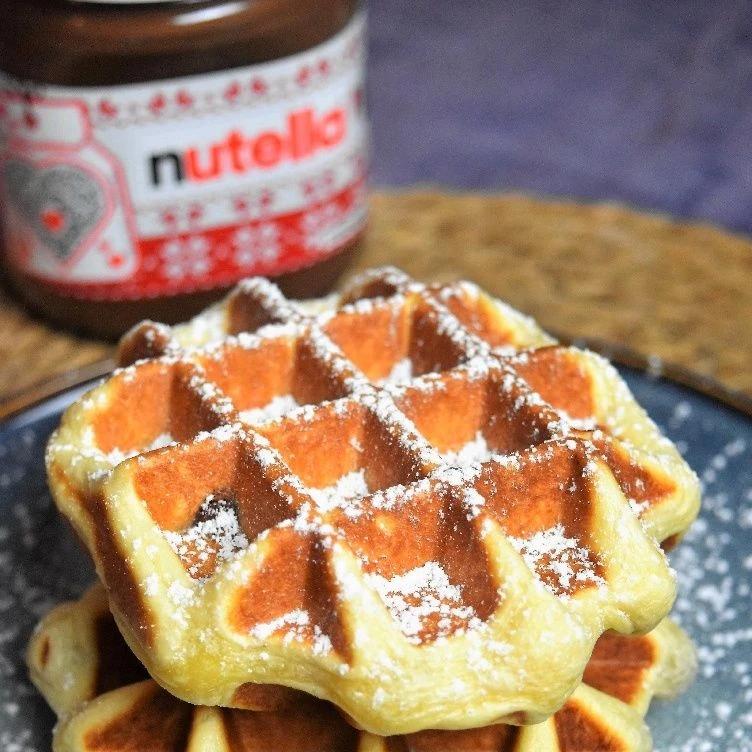 Gaufre Au Nutella Et Praliné