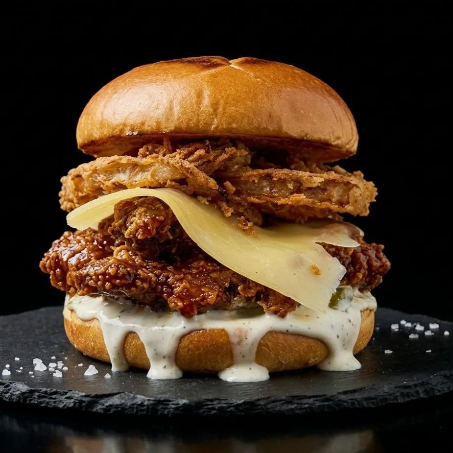 Honey Buffalo Burger