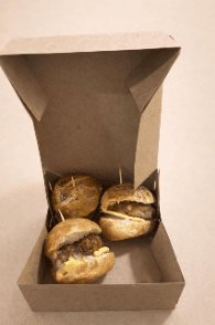 Mini crispy chicken burger fait maison Pièces