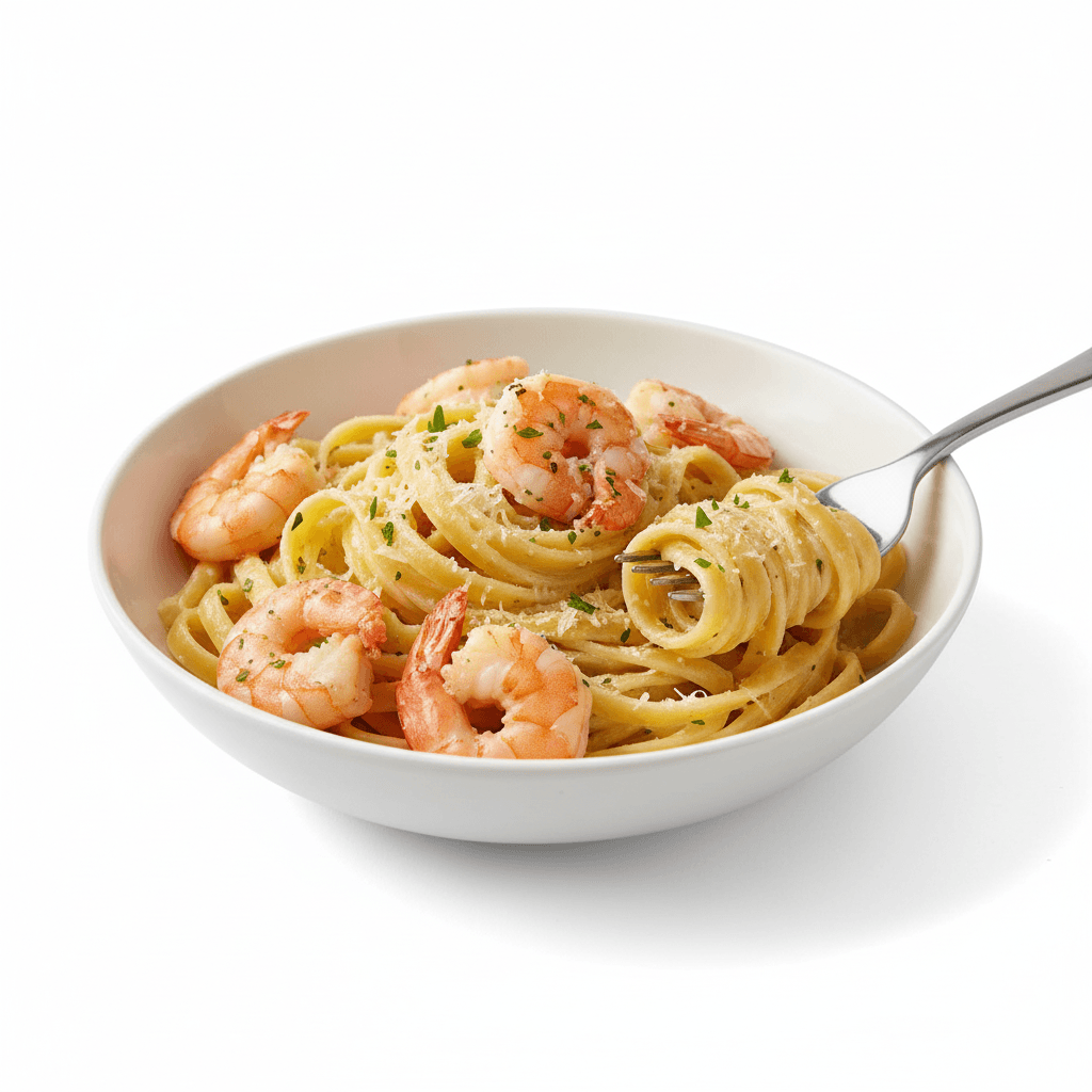 Tagliatelle aux Crevettes