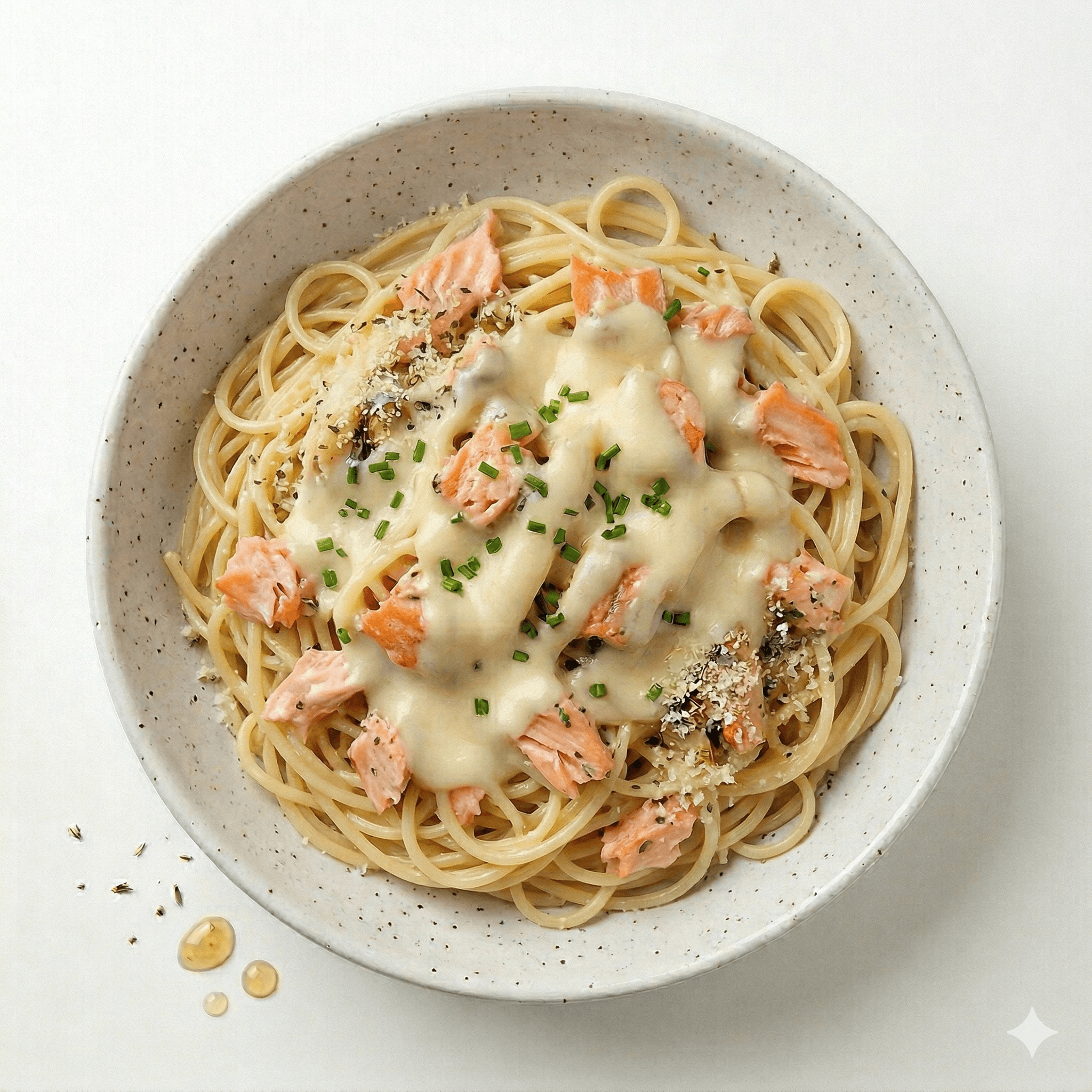 Spaghetti au Saumon