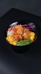 Poke Crevette Tempura