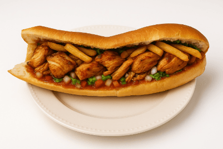 Sandwich Brochette Poulet