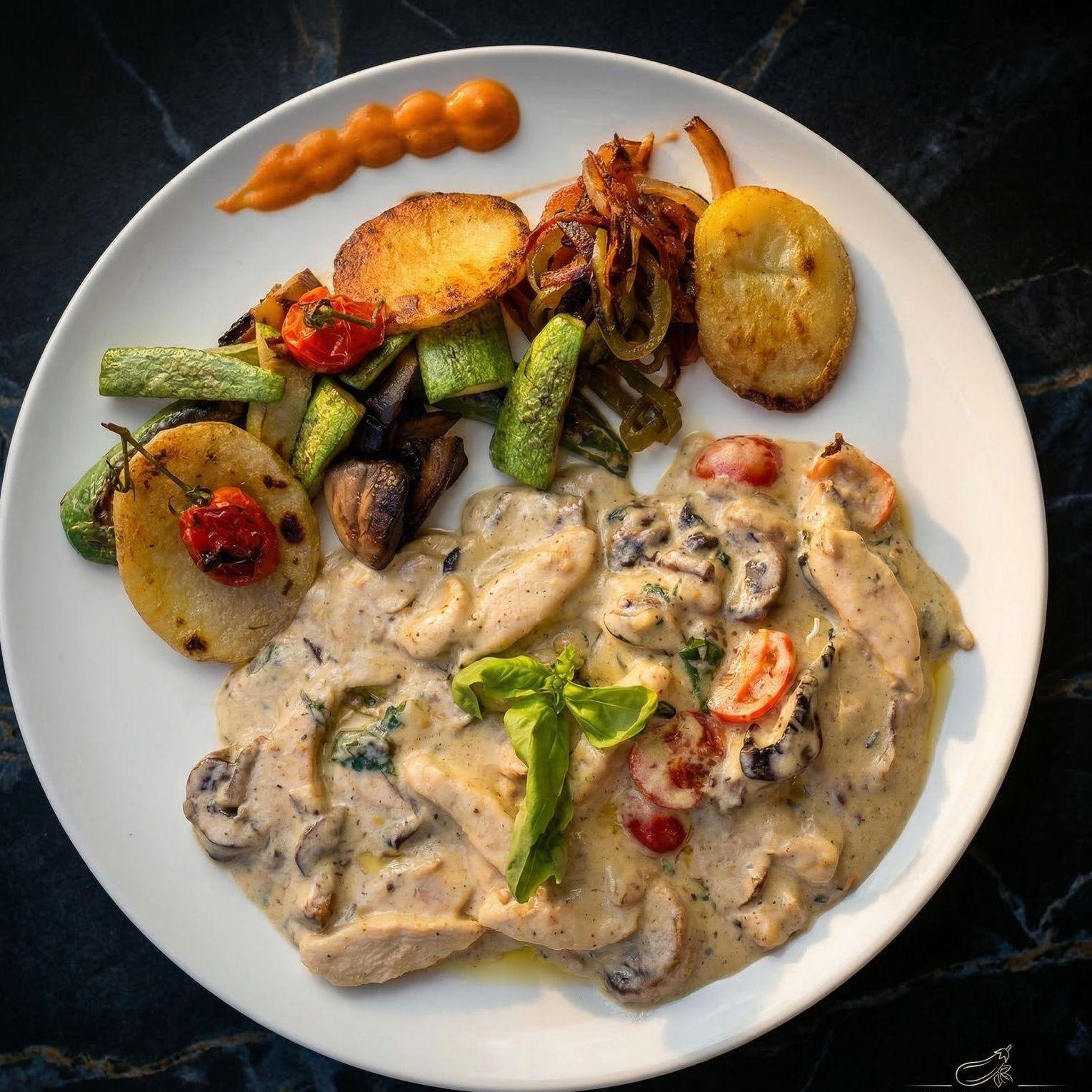 Plat Emince de Poulet