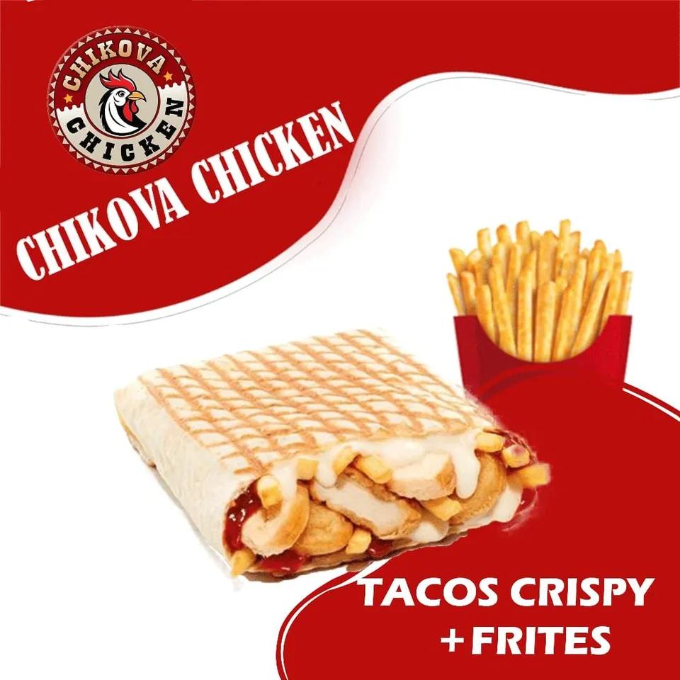 Tacos Crispy avec Frites