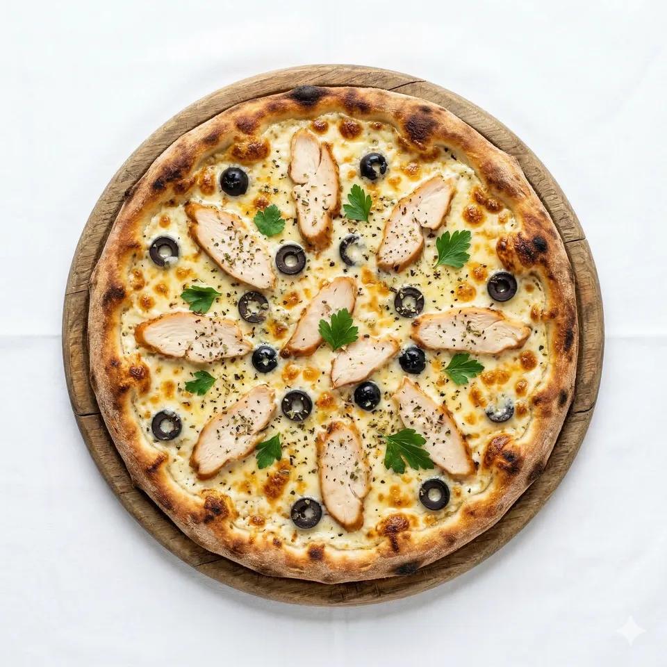 Pizza Poulet Blanche