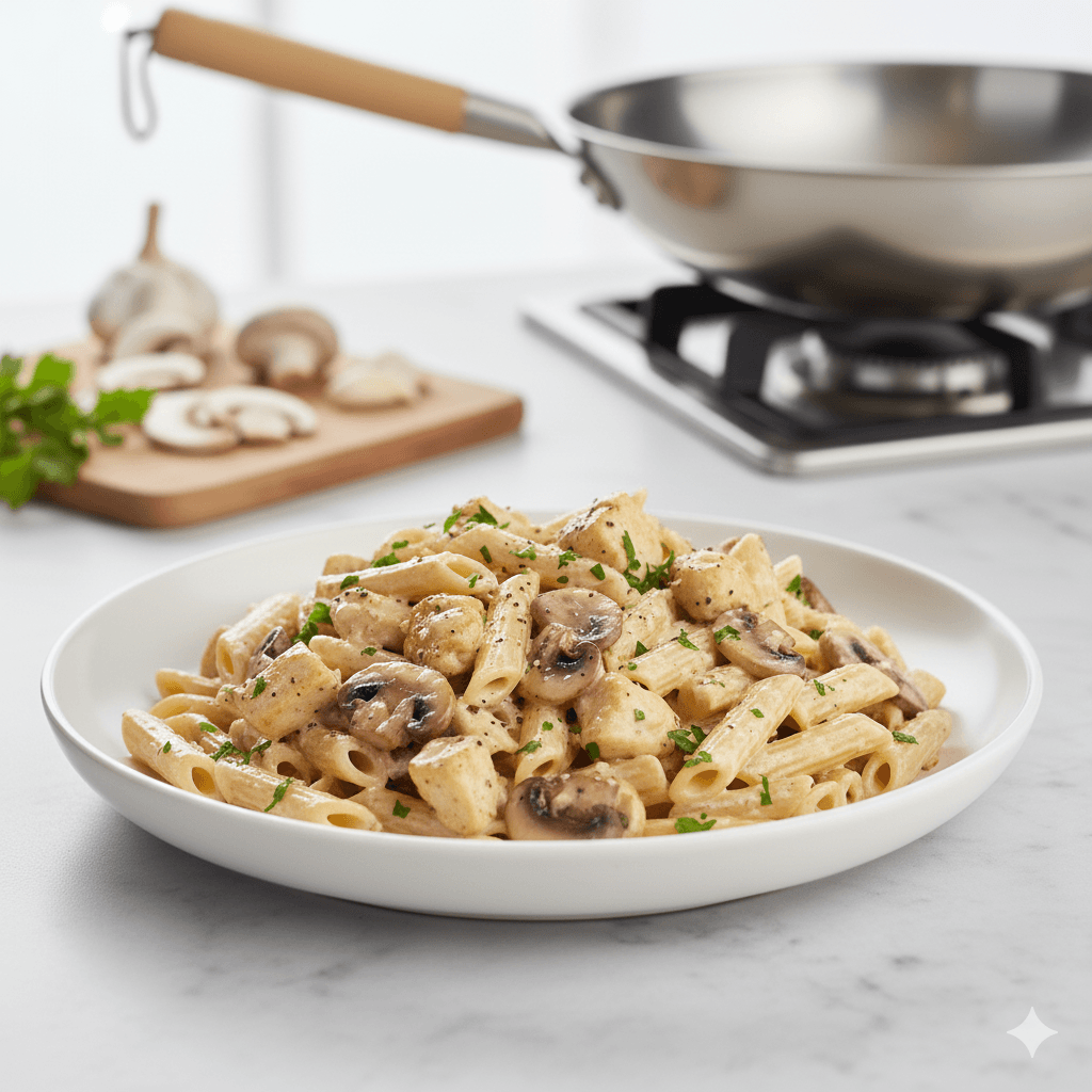 Pasta Poulet Champignon