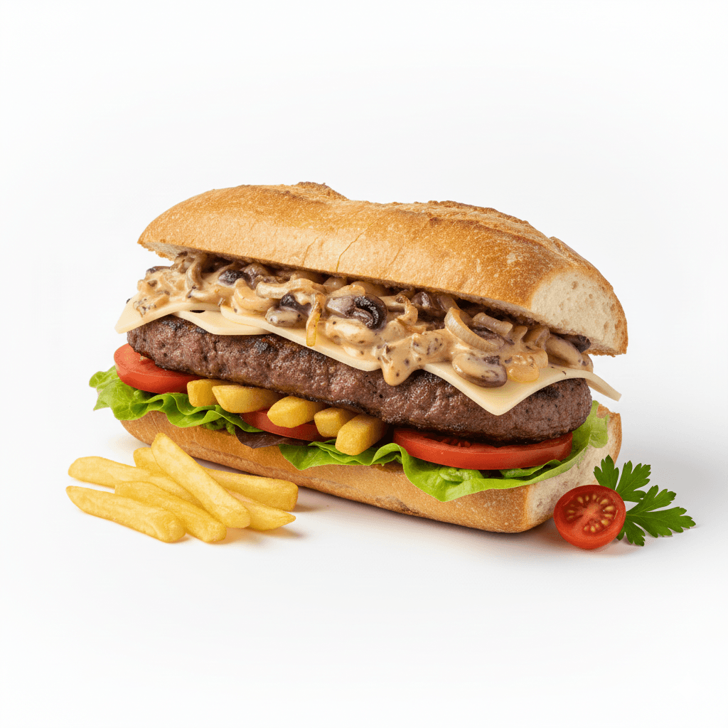 Sandwich Complet Viande Haché