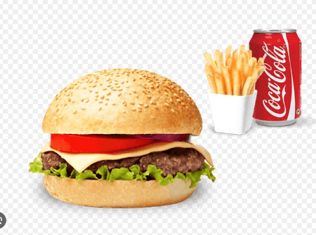 Cheese Burger + frites + boisson