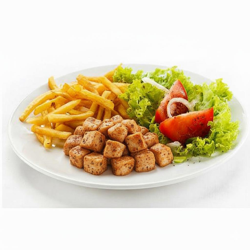 Plat Escalope Marinée Et Frites